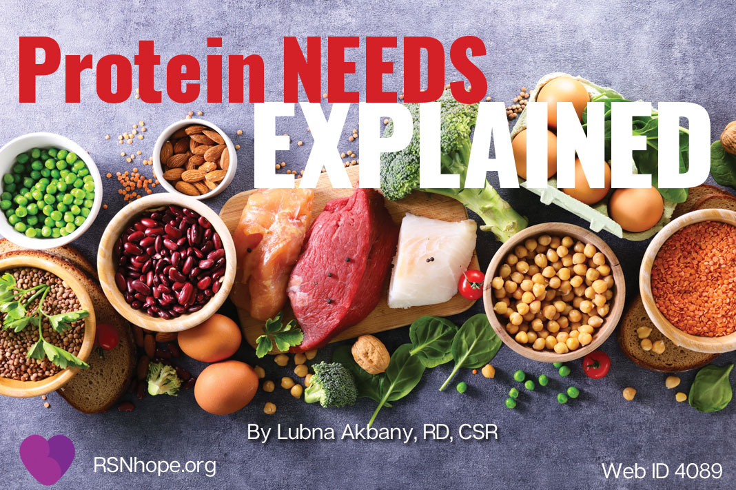 Protein Needs, Explained - Renal Support Network